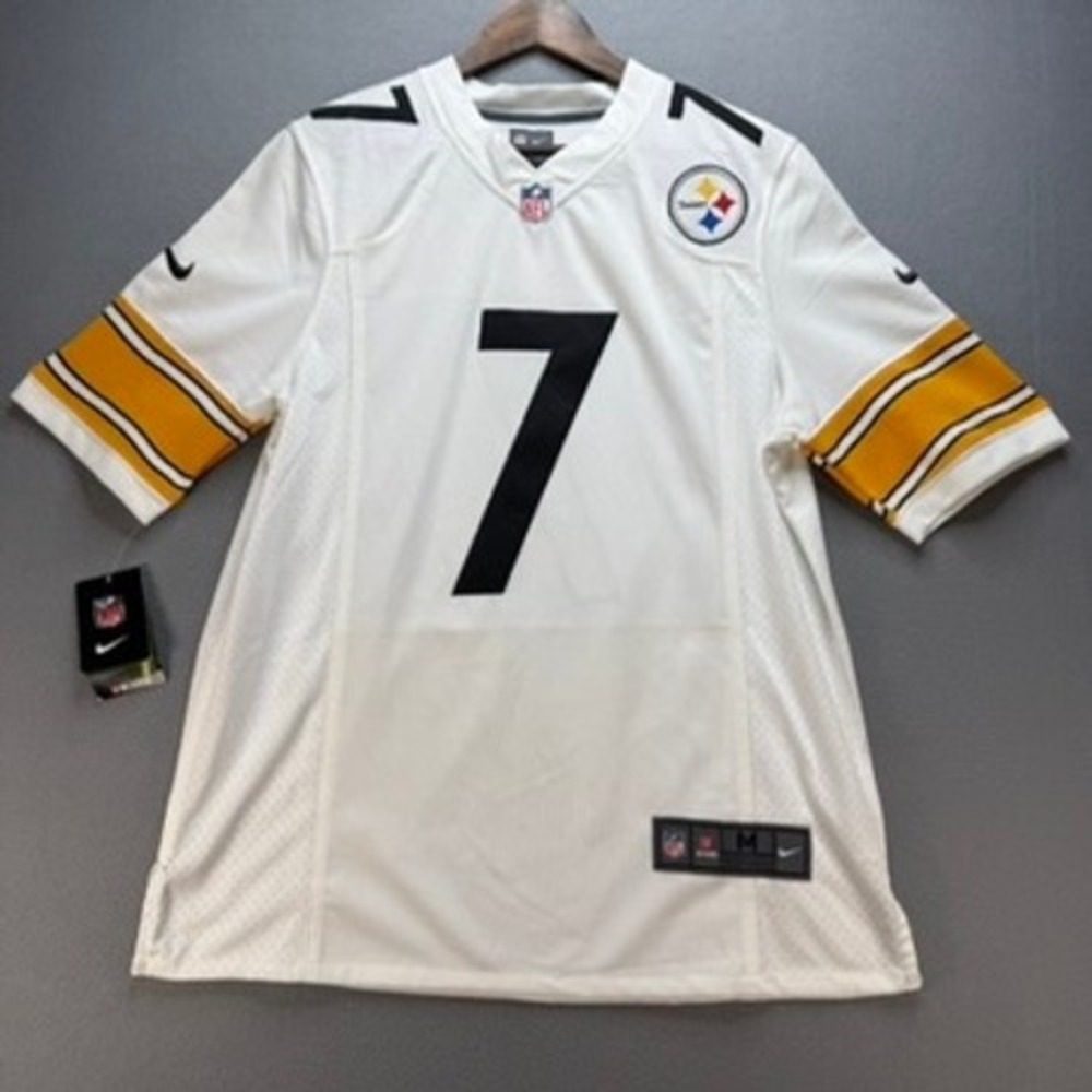 Nike Jersey Mens White Ben Roethlisberger Pittsburgh Steelers Game Day Football
